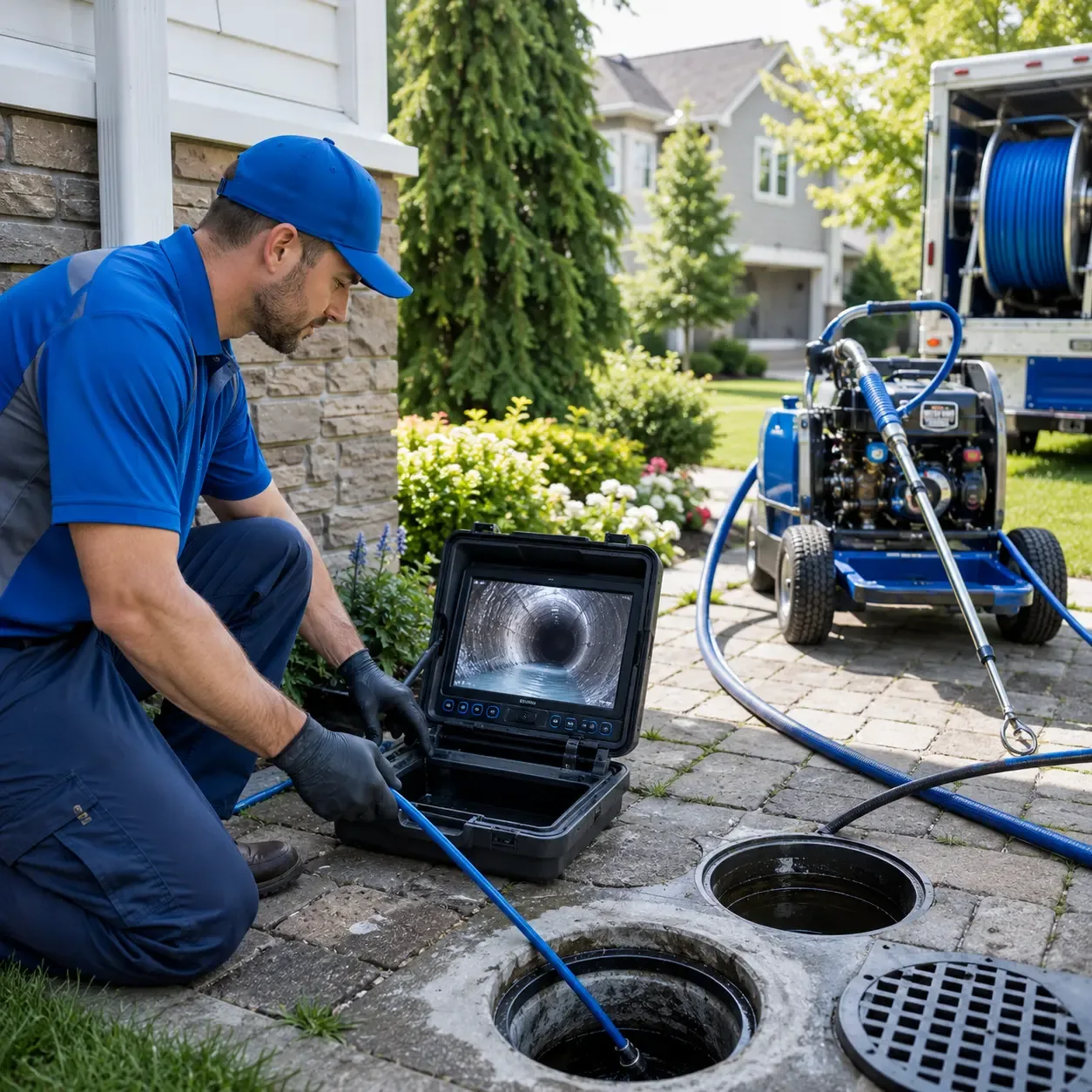 Outdoor drain cleaning professionals serving Elkhorn City, KY